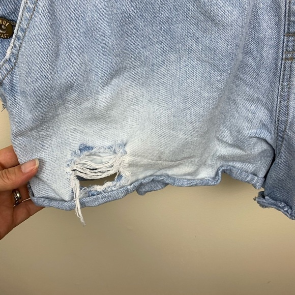 True Craft Denim Overall Shorts, Size 13 - Picture 2 of 6